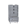 LUUS 900mm 3 Deck Steam Cabinet - SCM-90