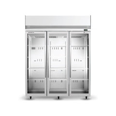 Skope Skope 3-Door Glass Upright Display Freezer - White - TMF1500N-A