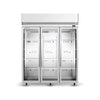 Skope 3-Door Glass Upright Display Freezer - White - TMF1500N-A