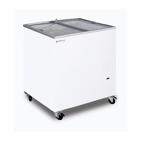 Bromic 191L Flat Top/Flat Glass Chest Freezer - CF0200FTFG-NR