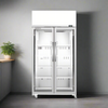Skope Ezicore Top Mount 2 Glass Door Display Fridge TCE1000N