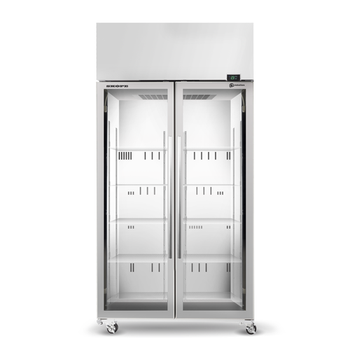 Skope Activecore Series Double Glass Door Upright Fridge TME1000N-A