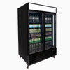 Bromic Upright 1266L Display Fridge 2 Door - Flat Glass Lightbox UC1250GDL-NR