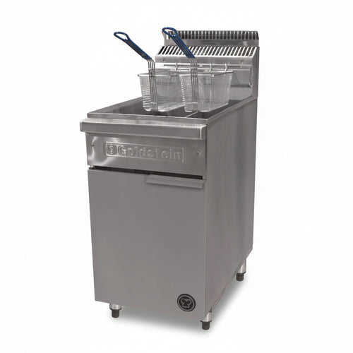 Goldstein VFGTL 450mm split pan gas fryer
