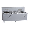 LUUS 2 Air-Blast Burners & 2 Centre-Pots Fo San Wok - WV-1A2P1A