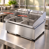 Woodson W.FRT50 Double Pan Fryer with 2 x 5 litre pans