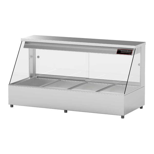 Woodson W.HFS24 Hot Food Displays - Straight Glass