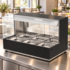 Woodson WH.HFSQB23 Hot Food Displays - Square Glass Black