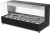 Woodson WH.HFSQB24 Hot Food Displays - Square Glass Black