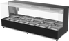 Woodson WH.HFSQB25 Hot Food Displays - Square Glass Black