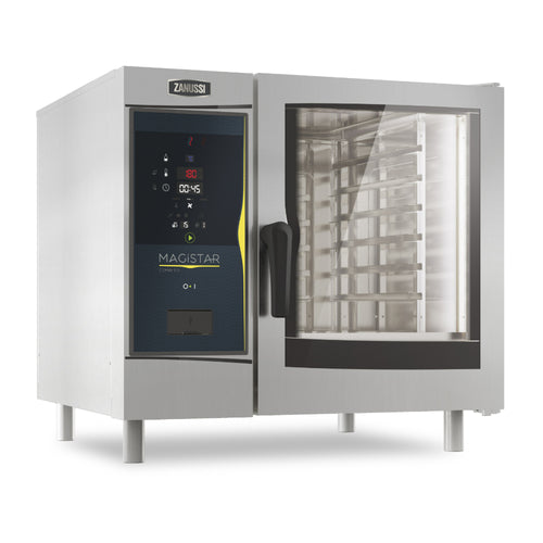 Zanussi 6 GN 1/1 Electric Combi (6 Trays). Digital Controls, Boiler Generated Steam - 218813
