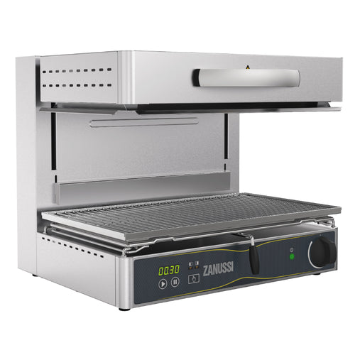Zanussi Electric 600mm 3 Open Sides Salamander with Plate Detection - 283019