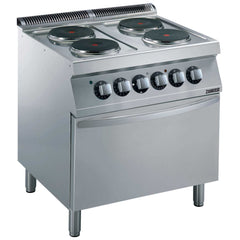 Zanussi Electric 800mm 4 Hot Plate Boiling Top with Electric Static Oven - 372016