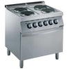Zanussi Electric 800mm 4 Hot Plate Boiling Top with Electric Static Oven - 372016