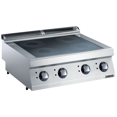 Zanussi Electric Induction 800mm 4 Zone Boiling Top - 372021