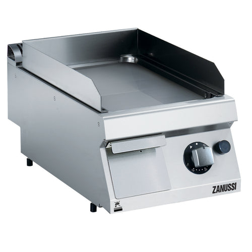 Zanussi Gas 400mm Smooth Polished Chrome Plate Fry Top - 372037