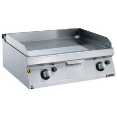 Zanussi Gas 800mm Smooth Polished Chrome Plate Fry Top - 372038