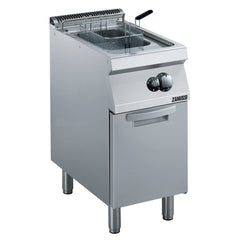 Zanussi Gas 400mm Single Well 15L Freestanding V-Shaped Deep Fryer - 372070