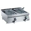 Zanussi Electric 800mm Twin Well 2 x 12L Benchtop Fryer - 372080