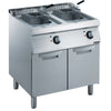 Zanussi Electric 800mm Twin Well 2 x 14L Freestanding Tube Deep Fryer - 372085