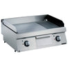 Zanussi Electric 800mm Smooth and Ribbed Polished Chrome Plate Fry Top - 372197