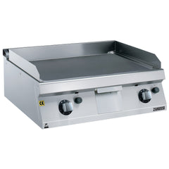 Zanussi Gas 800mm Smooth Brushed Chrome Plate Fry Top - 372330