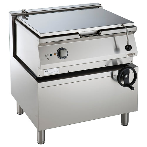 Zanussi Electric 800mm 60L Manual Tilting Bratt Pan with Duomat Bottom - 372356