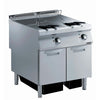 Zanussi Electric 800mm Twin Well 2 x 23L Freestanding V-Shaped Deep Fryer - 392338