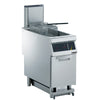 Zanussi Electric 400mm Single Well 23L Freestanding V-Shaped Deep Fryer with Electronic Control and Pump - 392340
