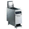 Zanussi Electric 400mm Single Well 23L Freestanding V-Shaped Deep Fryer with Electronic Control, Pump, Lift and Auto Cook - 392345