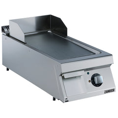 Zanussi Electric 400mm Smooth Brushed Chrome Horizontal Plate Fry Top - 392357