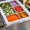 Adande VCM2.CT 172L Matchbox Double Drawer Dual Temperature Refrigeration – Standard castors / Cover top