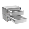 Adande VCS2.PT 172L Double Drawer Dual Temperature Refrigeration – Plinth base / Cover top