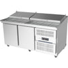 Airex AXR.PM.1740 1740mm Refrigerated Pizza Preparation Bench