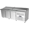 Airex AXR.PM.2450 2450mm Refrigerated Pizza Preparation Bench