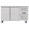 Airex AXR.UCGN.2 184L 2 Solid Door Undercounter Fridge