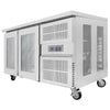 Airex AXR.UCGN.2G 184L 2 Glass Door Undercounter Fridge