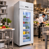 Airex AXR.URGN.1G 369L 1 Glass Door Upright Fridge