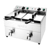 Apuro Twin Tank Induction Fryer 2x7.5L CT012-A