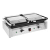 Apuro Bistro Double Contact Grill Ribbed/Flat CU606-A