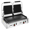 Apuro Double Contact Grill Flat Base Ribbed Top CU612-A