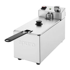 Apuro Single Tank Fryer 3L CU614-A front view