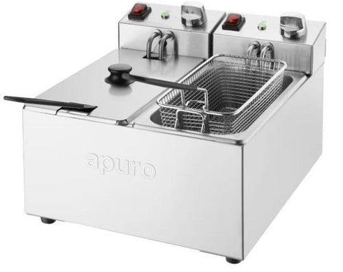 Apuro Twin Tank Fryer 2x3L CU615-A