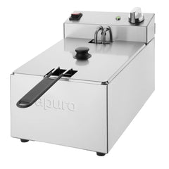 Apuro Single Tank Fryer 5L CU617-A front view