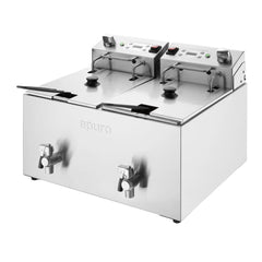 Apuro CU621-A twin tank commercial fryer