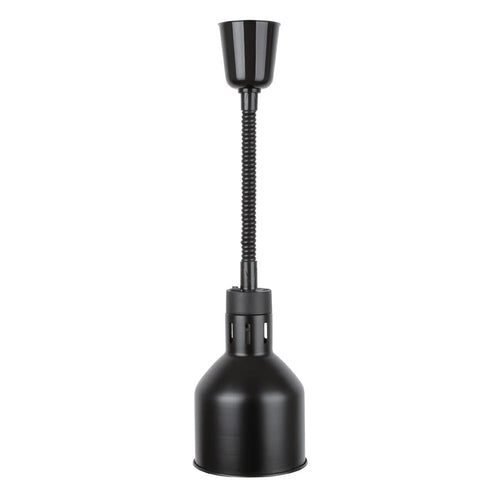 Apuro Retractable Heat Shade Matt Black Finish DR759-A front view