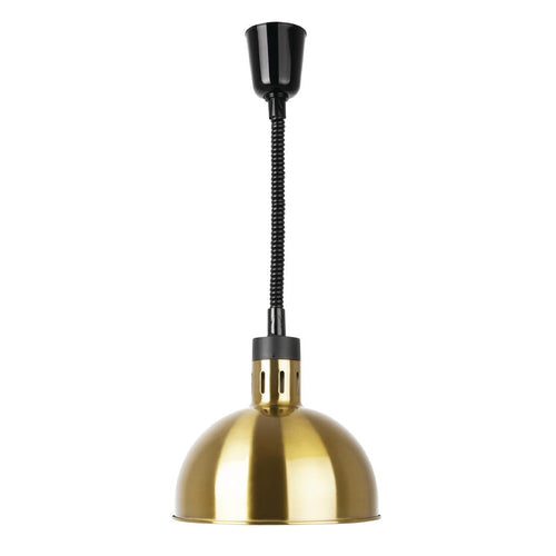 Apuro DY462-A retractable dome heat shade pale gold finish
