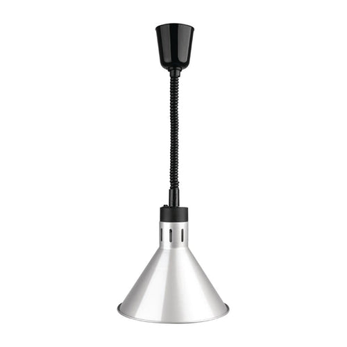 Apuro DY464-A Conical Retractable Heat Shade Silver Finish