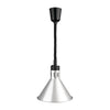 Apuro Conical Retractable Heat Shade Silver Finish DY464-A