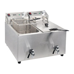 Apuro Twin Tank Fryer with Timer 2x8L FC375-A alternate view
